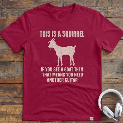Squirrel Guitar T-Shirt
