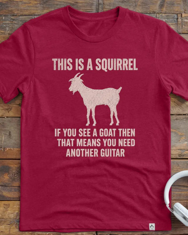Squirrel Guitar T-Shirt