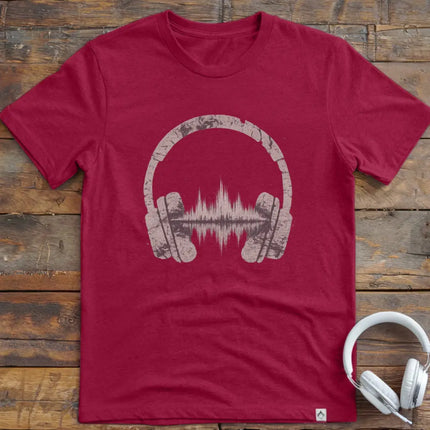 Headphones Waveform T-Shirt
