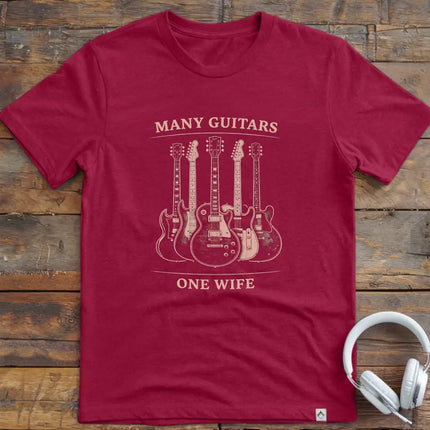 Many Guitars Vintage T-Shirt