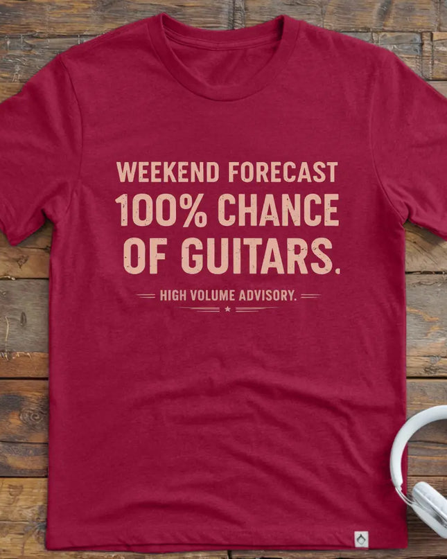 Weather Forecast Guitars T-Shirt