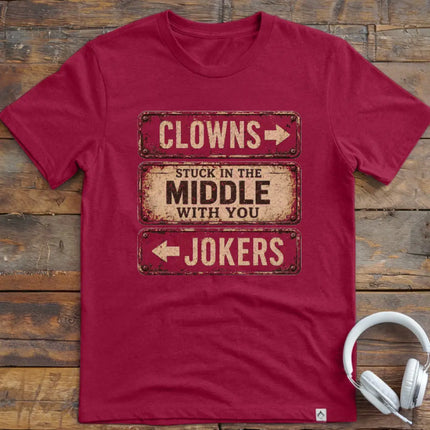 Clown Jokers Middle T-Shirt