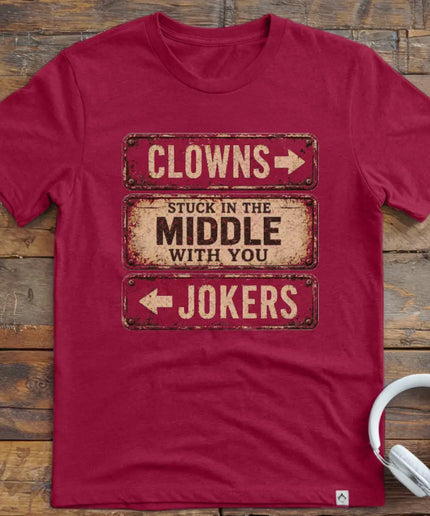 Clown Jokers Middle T-Shirt