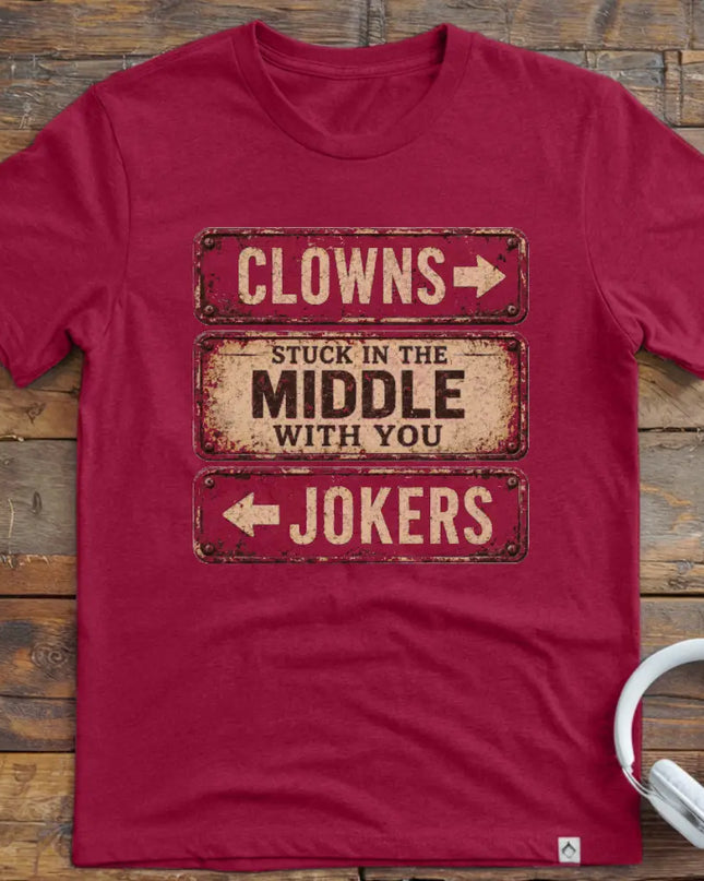 Clown Jokers Middle T-Shirt