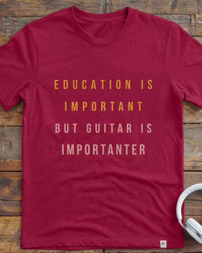 Education Guitar T-Shirt