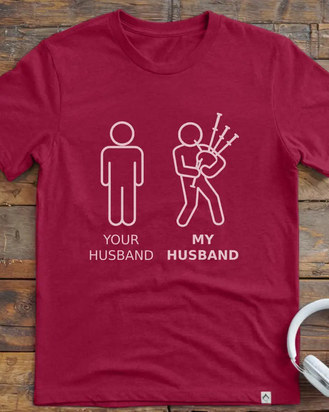 Husband Bagpipes T-Shirt