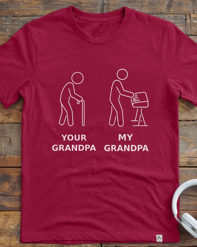 Grandpa Keyboard T-Shirt
