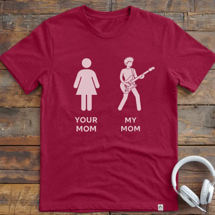 Mom Guitar Short Hair T-Shirt