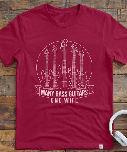 Many Bass Guitars T-Shirt
