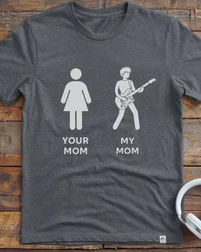 Mom Guitar Short Hair T-Shirt