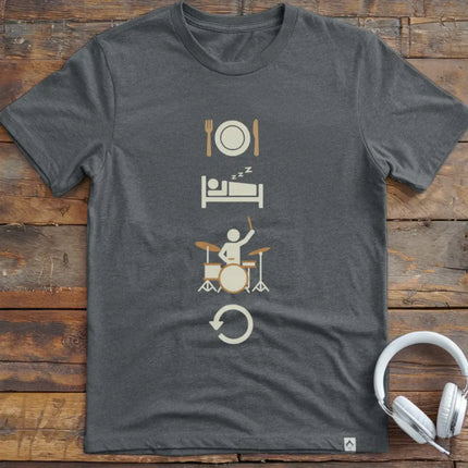 Eat Sleep Drums Repeat T-Shirt