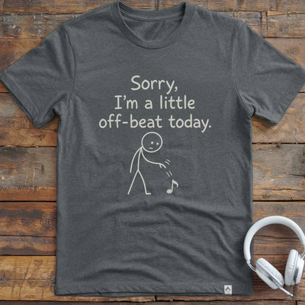 Sorry Off Beat Note T-Shirt