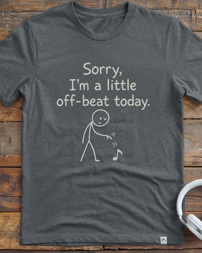 Sorry Off Beat Note T-Shirt