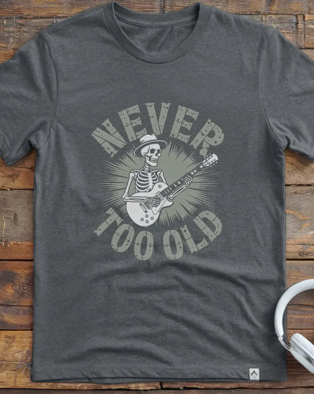 Never Too Old Les Paul T-Shirt