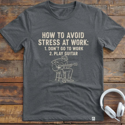Work Stress Guitar T-Shirt