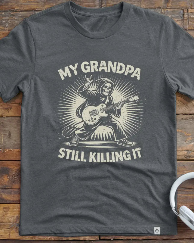 Grandpa Still Guitar T-Shirt