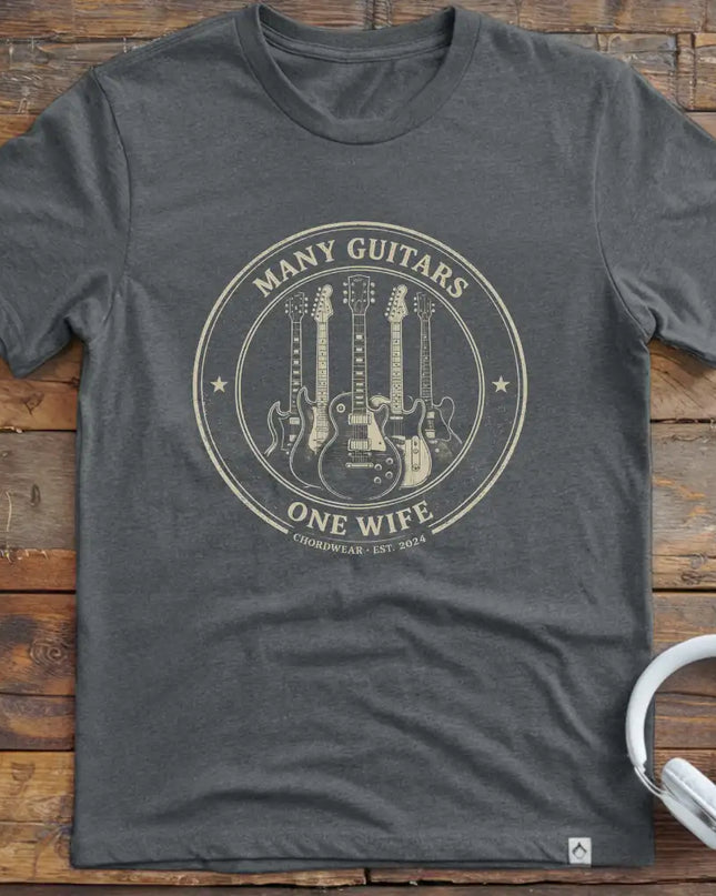Many Guitars Collectors T-Shirt