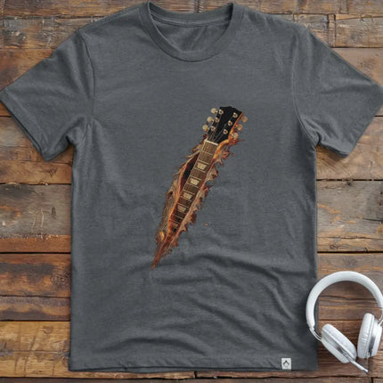 Guitar Fire Torn T-Shirt