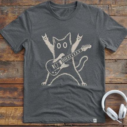 Rock Cat Guitar T-Shirt