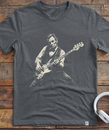 Lincoln Bass Guitar T-Shirt