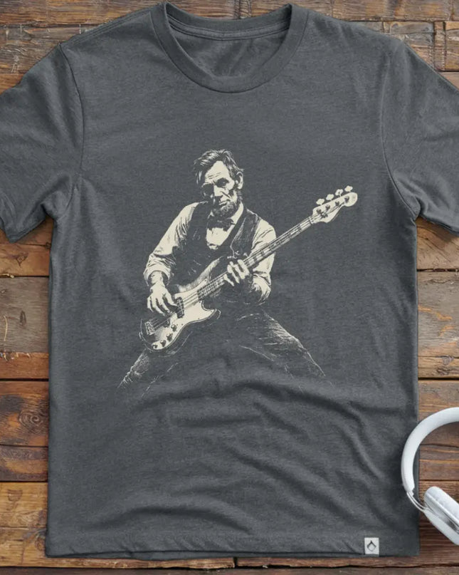 Lincoln Bass Guitar T-Shirt