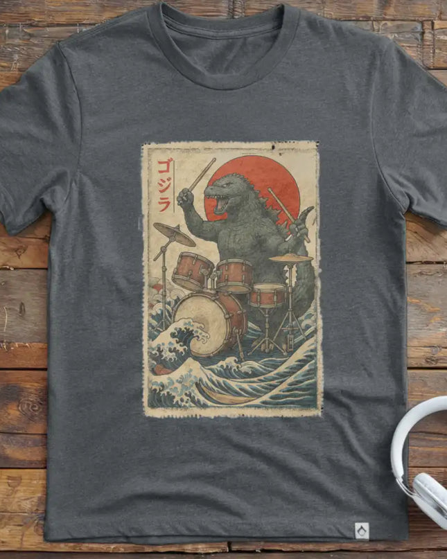 Godzilla Drums T-Shirt
