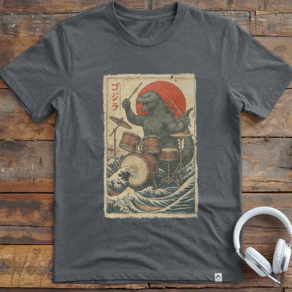 Godzilla Drums T-Shirt