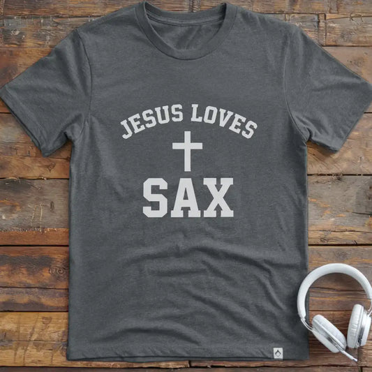 Jesus Loves Sax T-Shirt