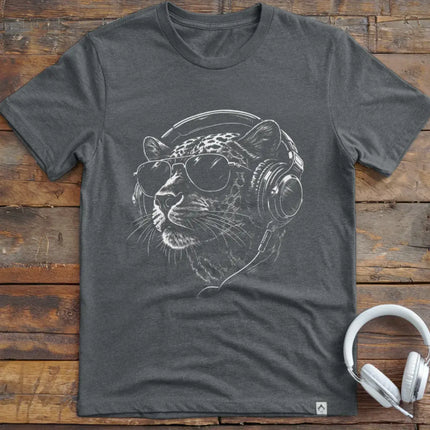 Leopard Headphones T-Shirt