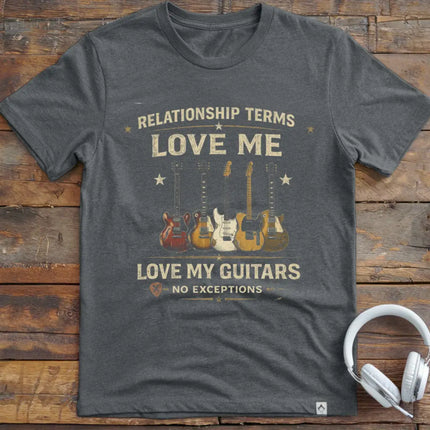 Relationship Terms Guitar T-Shirt