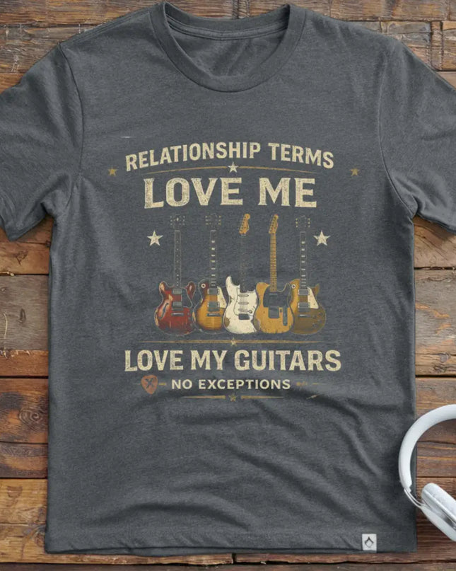 Relationship Terms Guitar T-Shirt