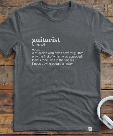 Guitarist Dictionary T-Shirt