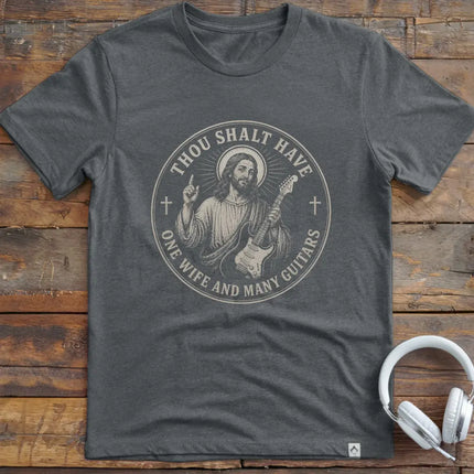 Thou Shalt Many Guitars Wife T-Shirt