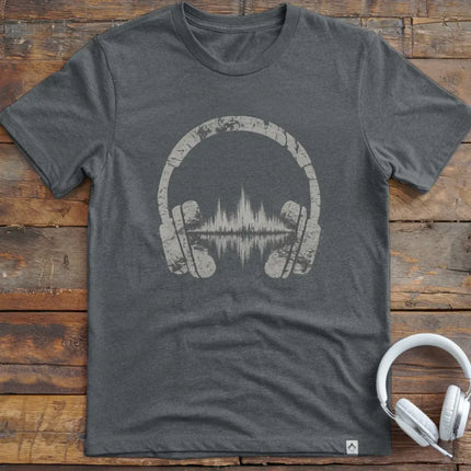 Headphones Waveform T-Shirt