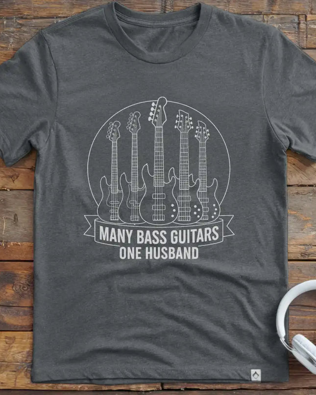 Many Bass Husband T-Shirt