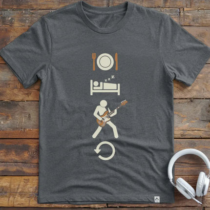 Eat Sleep Bass Repeat T-Shirt