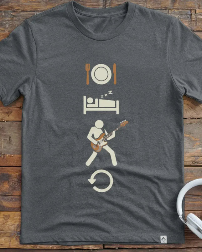 Eat Sleep Bass Repeat T-Shirt