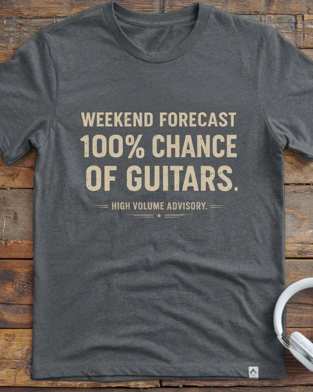 Weather Forecast Guitars T-Shirt