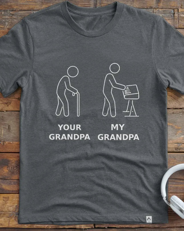 Grandpa Keyboard T-Shirt