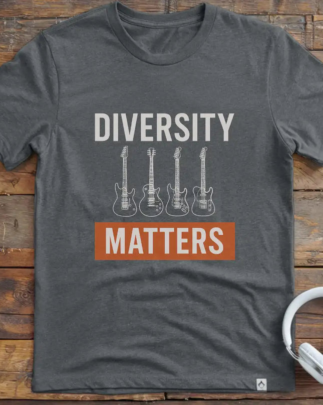 Diversity Matters Guitar T-Shirt