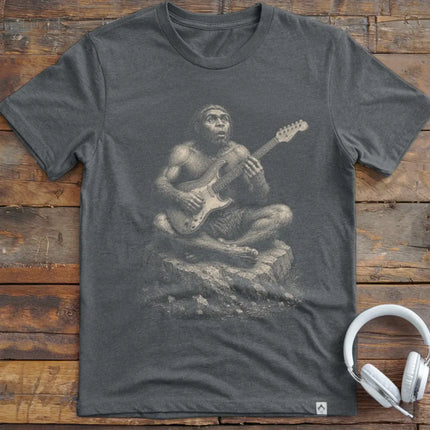 Caveman Guitar T-Shirt