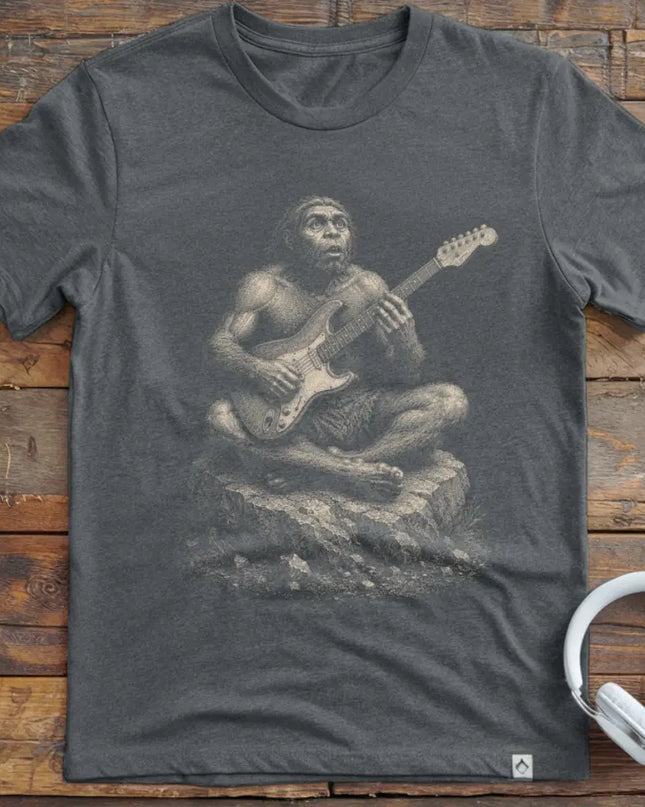 Caveman Guitar T-Shirt