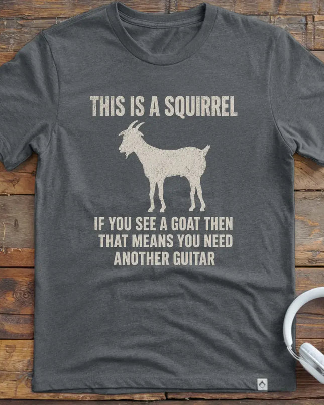 Squirrel Guitar T-Shirt