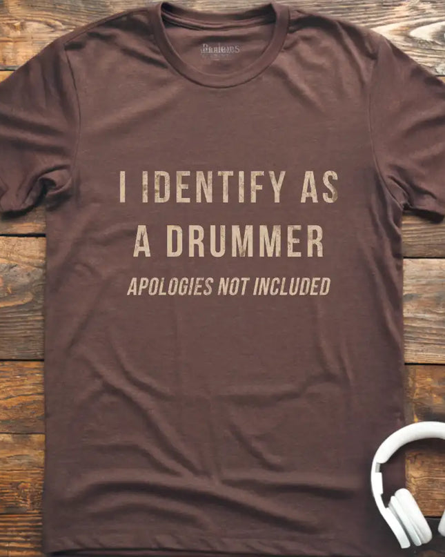 Identify As Drummer T-Shirt