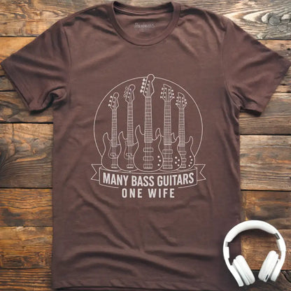 Many Bass Guitars T-Shirt