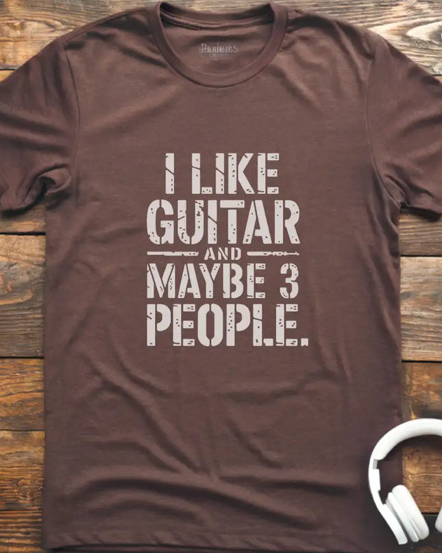 I like Guitar and T-Shirt