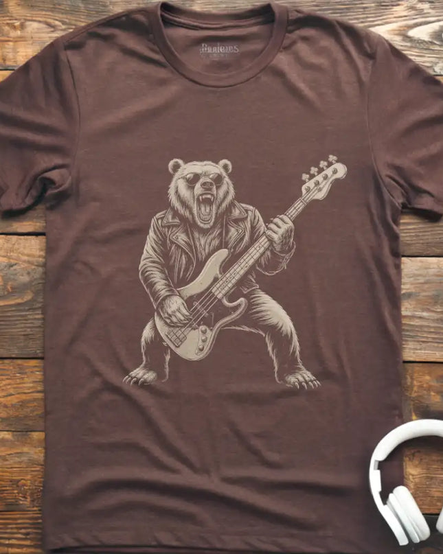 Bear Bass Guitar T-Shirt