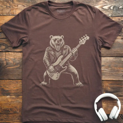 Bear Bass Guitar T-Shirt