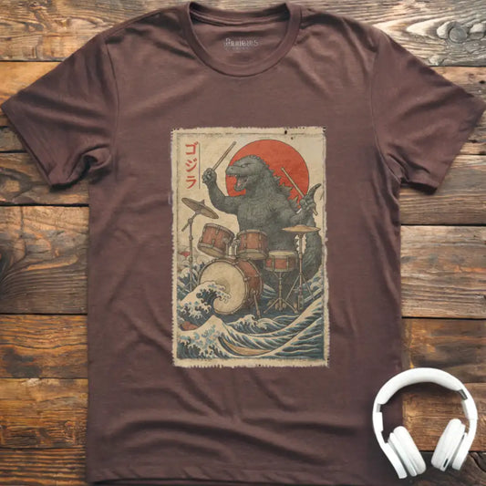 Godzilla Drums T-Shirt