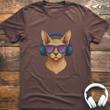 Hundekopfhörer-T-Shirt